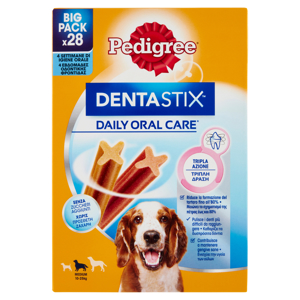 Pedigree Dentastix Snack per igiene orale Cane Medio 28 Pezzi 720 g