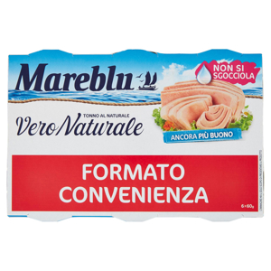 Mareblu VeroNaturale Tonno al Naturale 6 x 60 g