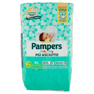 Pampers Baby-dry XL 17 pz