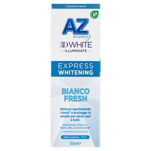 AZ Ricerca Dentifricio 3D White Illuminate Express Whitening Bianco Fresh 50 ml 