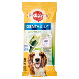 Pedigree Dentastix Fresh Snack per igiene orale Cane Medio 5 Pezzi 128 g