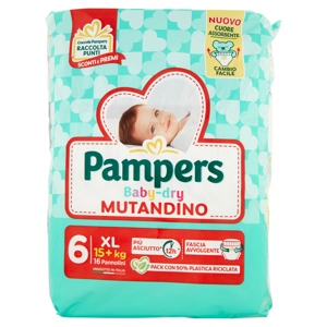 Pampers Baby-dry Mutandino XL 16 pz