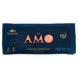 Re Salmone ti Amo Salmone Norvegese Affumicato 180 g