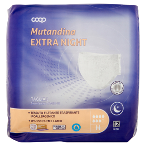 Mutandina Extra Night Taglia L Circonferenza 100-135 cm 12 pz