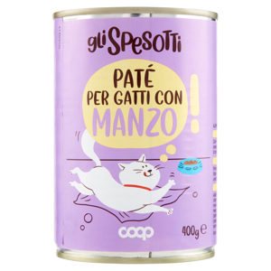 Patè per Gatti con Manzo 400 g
