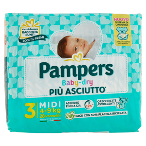 Pampers Baby-dry Midi 28 pz