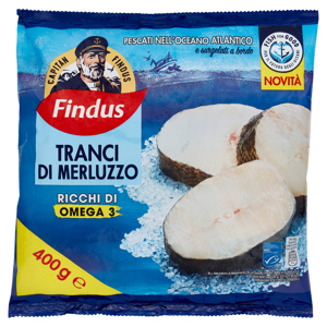 Capitan Findus Tranci di Merluzzo 400 g