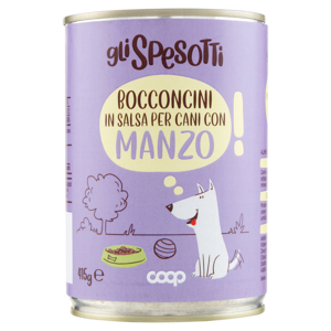 Bocconcini in Salsa per Cani con Manzo 415 g