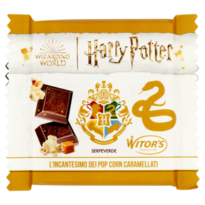 Witor's Harry Potter Serpeverde l'Incantesimo dei Pop Corn Caramellati 50 g