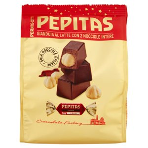 Pernigotti Pepitas Gianduia al Latte con 2 Nocciole Intere 117 g