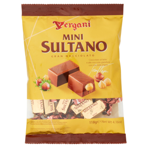 Vergani Mini Sultano Gran Nocciolato 118 g