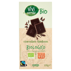 cioccolato fondente Biologico cacao 93% 100 g