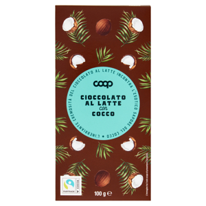 Cioccolato al Latte con Cocco 100 g