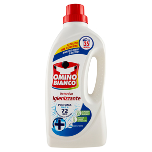 Omino Bianco Detersivo Lavatrice Liquido Igienizzante 35 Lavaggi 1400 ml