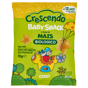 Baby Snack a base di Mais Biologico 15 g