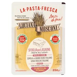 Luciana Mosconi La Pasta Fresca Sfoglia per Lasagne 250 g