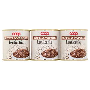 Lenticchie Cotti a Vapore 3 x 150 g