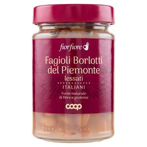 Fagioli Borlotti del Piemonte lessati Italiani 310 g