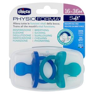 chicco PhysioForma Soft 16-36 M Verde - Azzurro 2 pz