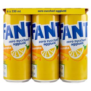 Fanta Zero Lemon 6 x 33 cl 