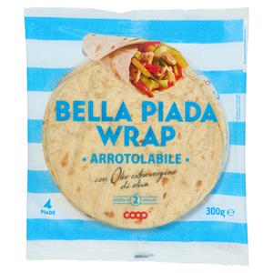 Bella Piada Wrap Arrotolabile con Olio extra vergine di oliva 4 x 75 g