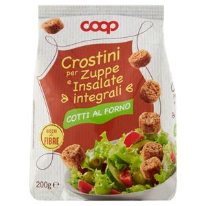 Crostini per Zuppe e Insalate integrali 200 g