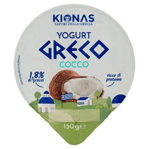 Kionas Yogurt Greco Cocco 1,8% di grassi 150 g