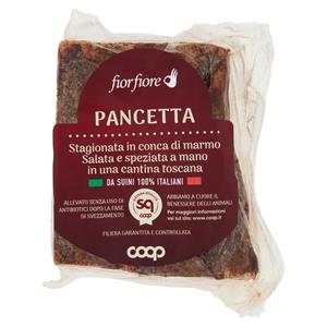 Pancetta Stesa Stagionata in conca di marmo da Suini 100% Italiani