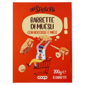 Barrette di Muesli con Nocciole e Miele 8 x 25 g