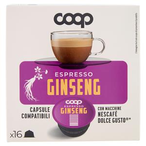 Espresso Ginseng Capsule Compatibili con Macchine Nescafé Dolce Gusto* 16 Capsule 108,8 g