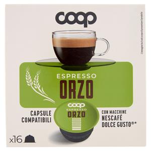 Espresso Orzo Capsule Compatibili con Macchine Nescafé Dolce Gusto* 16 Capsule 32 g