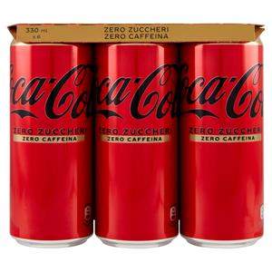 Coca-Cola Zero Senza Caffeina 6 x 33 cl 