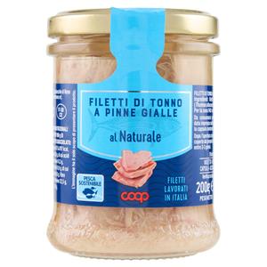 Filetti di Tonno a Pinne Gialle al Naturale 200 g