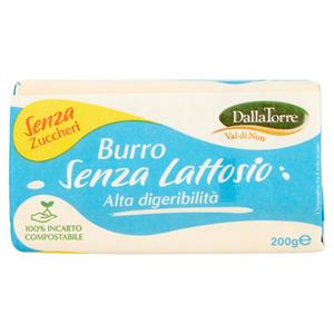 DallaTorre Burro Senza Lattosio Senza Zuccheri 200 g