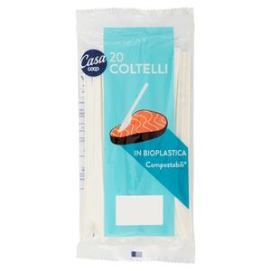 Coltelli in Bioplastica Compostabili* 16 cm 20 pz