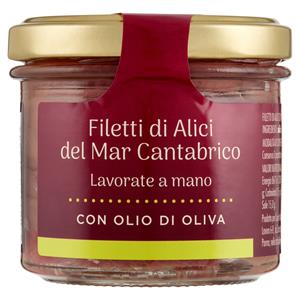 Filetti di Alici del Mar Cantabrico con Olio di Oliva 110 g