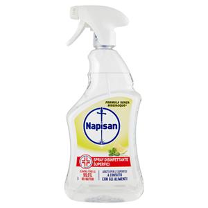 Napisan Spray Disinfettante Superfici Limone e Menta 740 mL