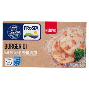 FRoSTA Burger di Salmone e Merluzzo 190 g