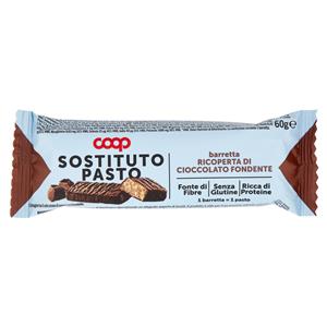 barretta Ricoperta di Cioccolato Fondente Sostituto Pasto 60 g