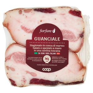 Fette di Guanciale Stagionato in conca di marmo da Suini 100% Italiani