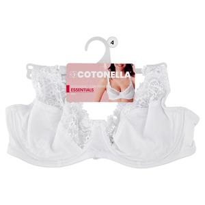 Cotonella Reggiseno con Ferretto Essentials Pizzo Tg. 4C Bianco Art. CD055 1 pz