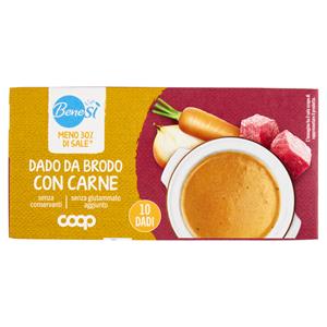 Dado da Brodo con Carne Meno 30% di Sale* 10 Dadi 90 g