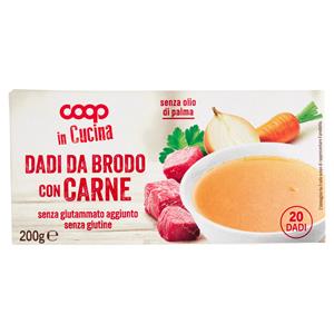 Dadi da Brodo con Carne 20 Dadi 200 g