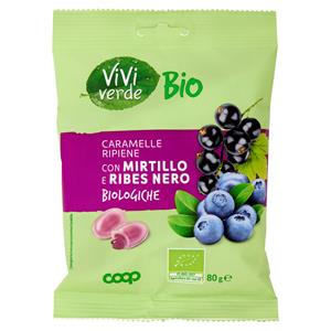 Caramelle Ripiene con Mirtillo e Ribes Nero Biologiche 80 g