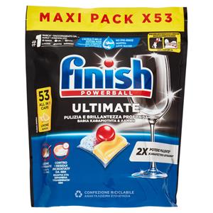 Finish Ultimate Limone pastiglie lavastoviglie 53 lavaggi 683,7 g