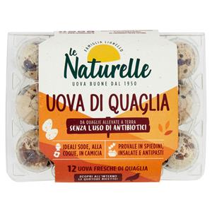 le Naturelle 12 Uova Fresche di Quaglia