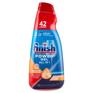 Finish Power Gel Antiodore liquido lavastoviglie 42 lavaggi 940 ml