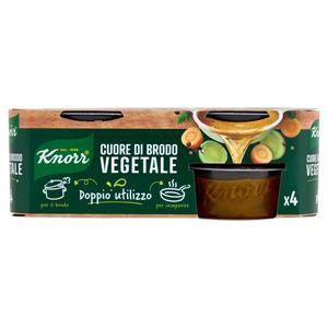 Knorr Cuore di Brodo Vegetale 4 x 28 g