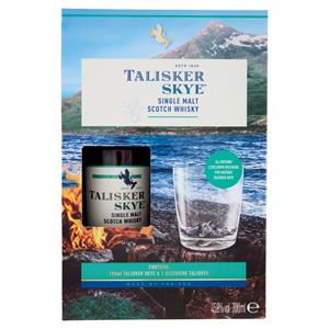 Talisker Skye Single Malt Whisky 700 ml + Bicchiere 1 pz