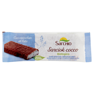 Sarchio Sarciok cocco con cioccolato al latte Biologico 30 g